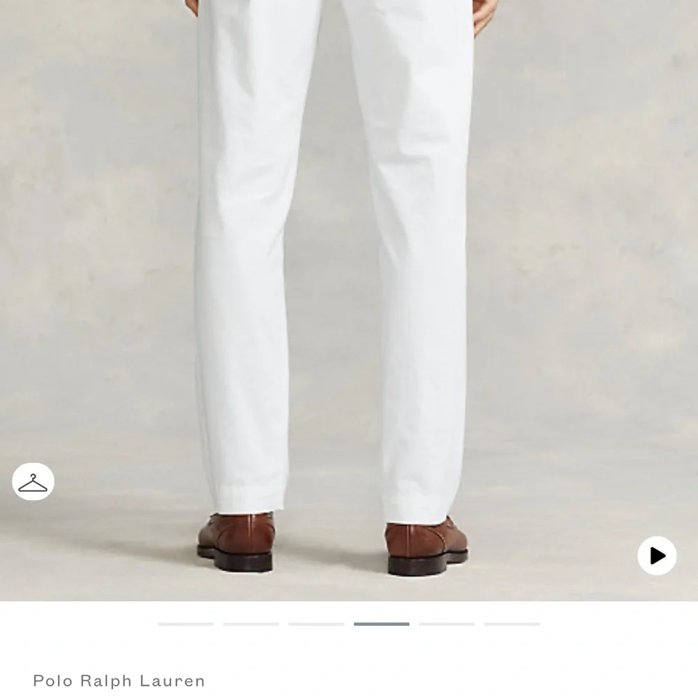 Polo Ralph Lauren Mens Chino Pants Flat Front White Size 36X34 - Picture 4 of 12